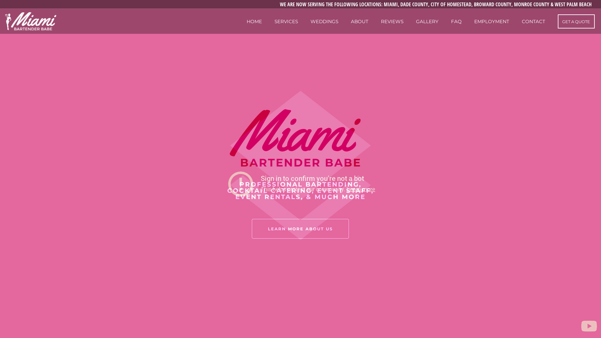 Miami Bartender Babe